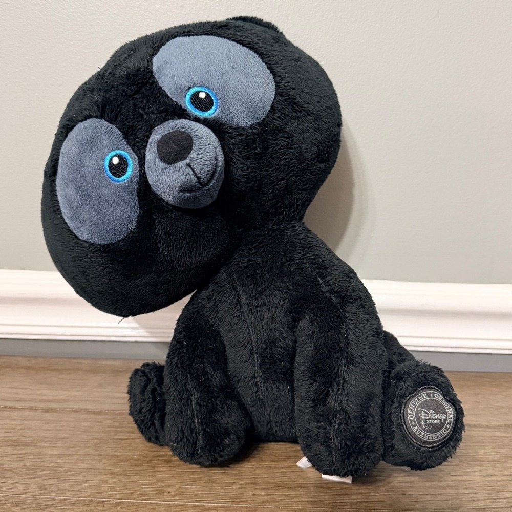 Disney Store Brave Hamish Brother Black Bear Cub Plush Pixar Stuffed Animal